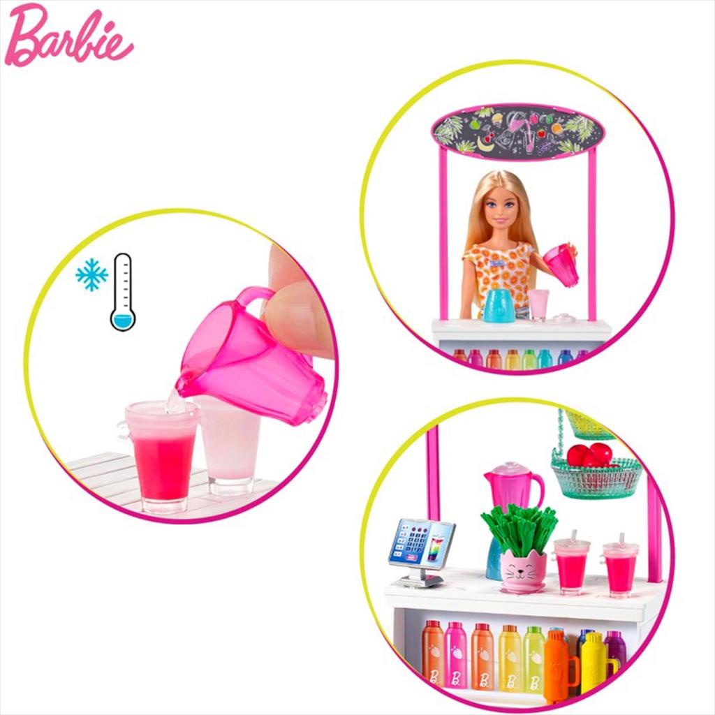 Barbie Smoothie Bar Playset GRN75 Boneka Barbie