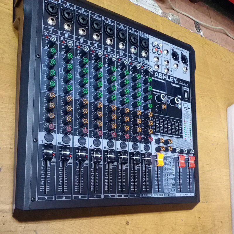 MIXER AUDIO ASHLEY SELECTION 8 -8CH ORIGINAL BERGARANSI