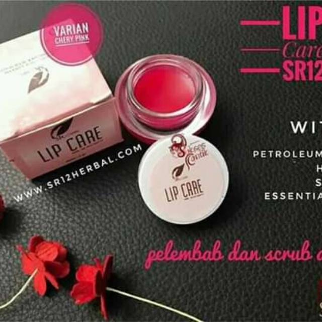 Lip Care SR12 / Pelembab bibir / Bibir merah alami