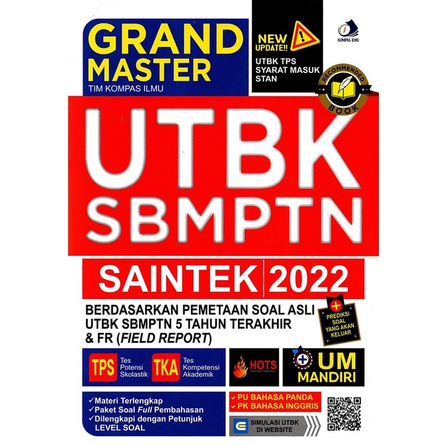 BISA COD Grand Master Utbk Sbmptn Saintek 2022  Tim Kompas Ilmu BERKUALITAS