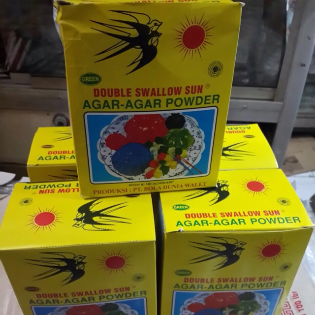 Agar Agar Walet Agar Agar Double Swallow Sun Shopee Indonesia
