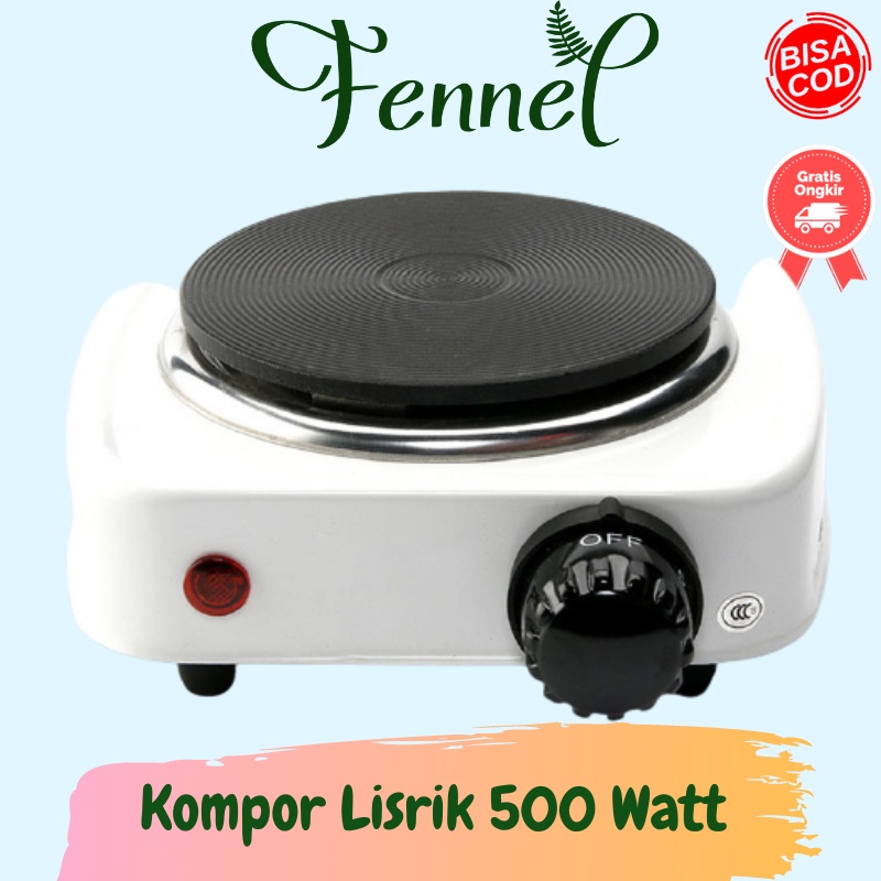 Kompor Listrik Mini Hot Plate 500W DLD