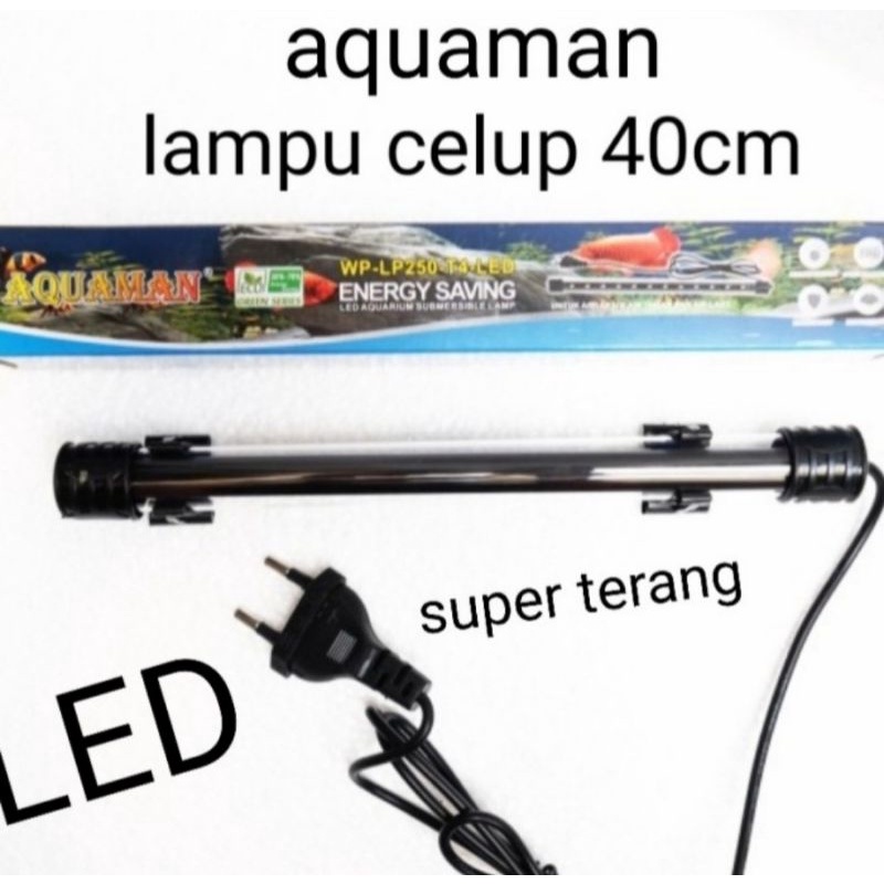 lampu celup aquaman 40cm lampu aquarium lampu led