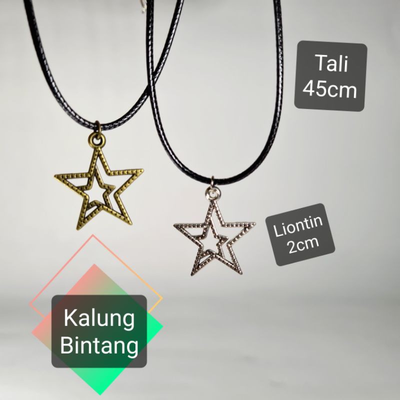 Kalung Unik Bandol Bintang Perhiasaan Kalung Pria Kalung Bintang