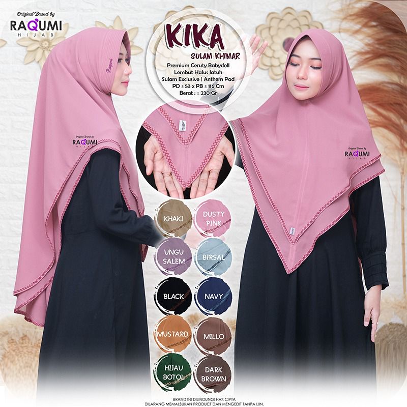KIKA SULAM KHIMAR BY ORI RAQUMI HIJAB