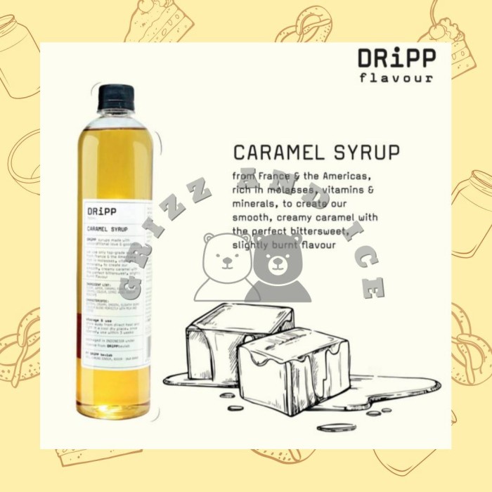 

Dripp Syrup / Sirup Caramel 760 ml - Original