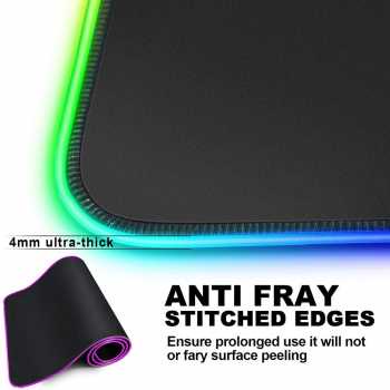 MPro Mouse Pad Gaming RGB XL LED Glowing High Precision Jumbo Mousepad Besar USB Cable Ervonia AMT