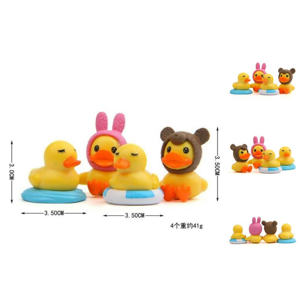 figure set bebek bebekan harga 1 set isi 4 pcs topper figure set bebek bebekan harga 1 set isi 4 pcs topper