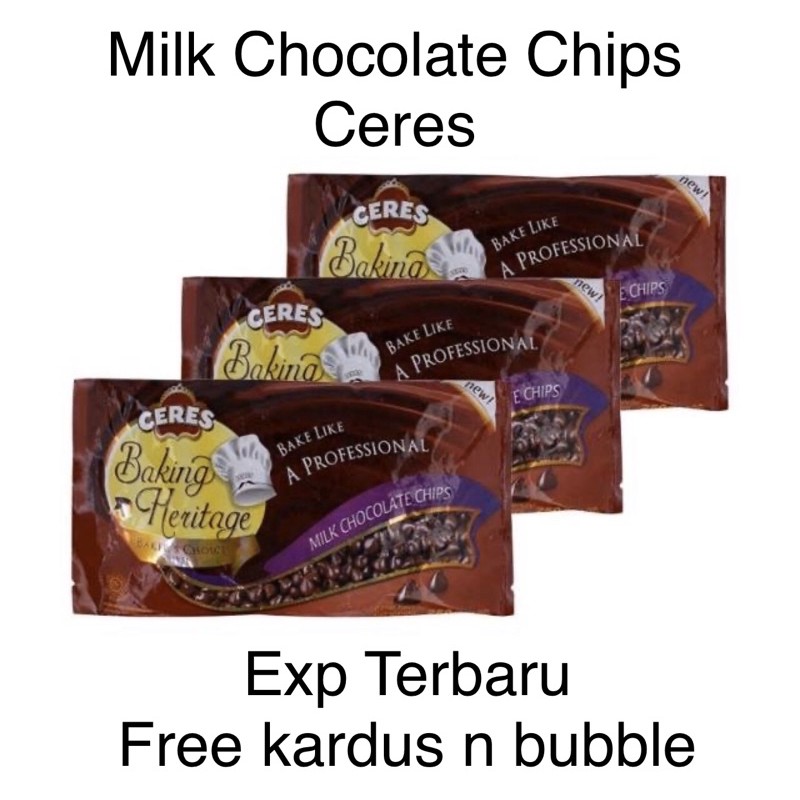 

Ceres Chocochips Baking Heritage Chocolate250gr Milk Chocolate