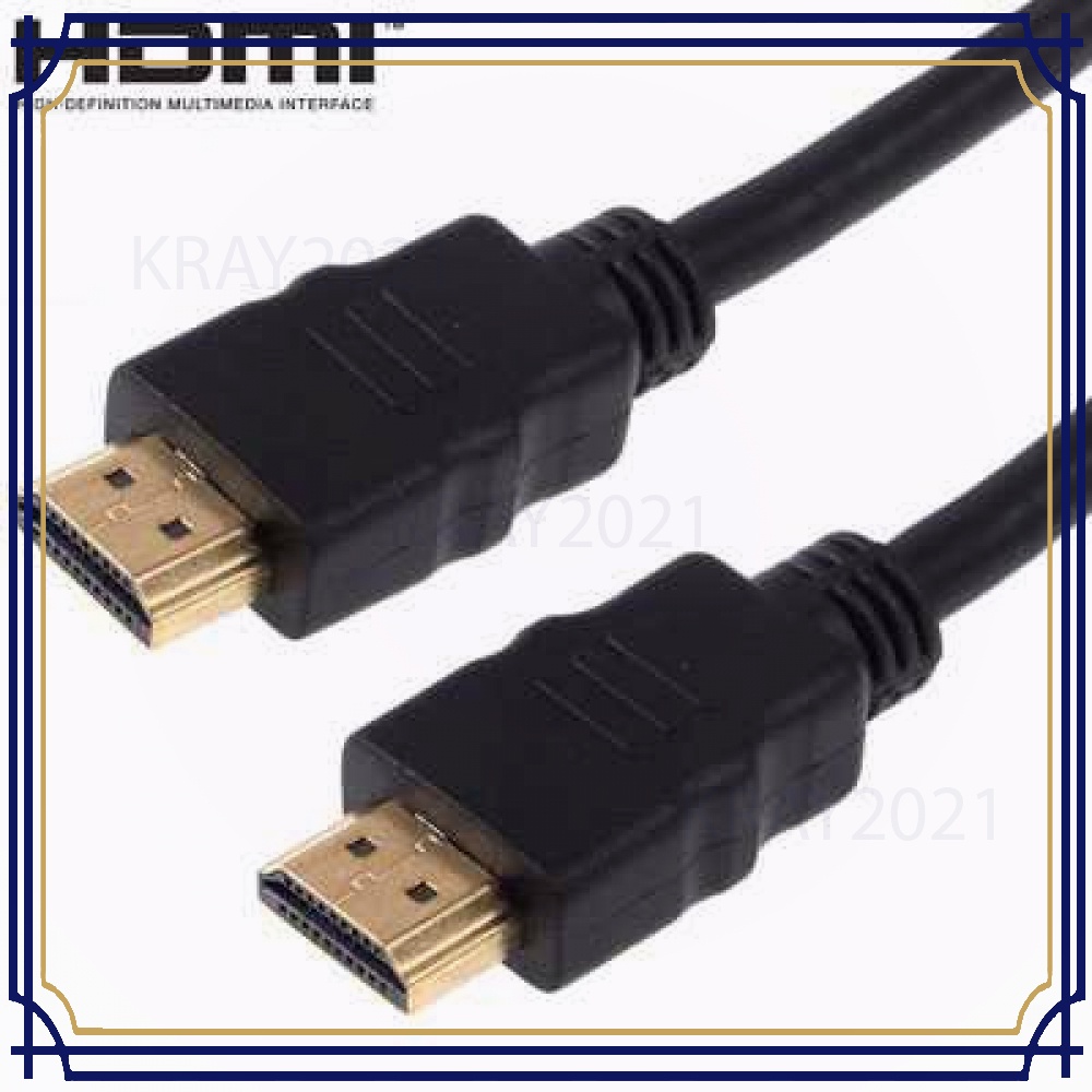 High Speed HDMI to HDMI Cable OD7.3mm Gold Plated 4K - 3m