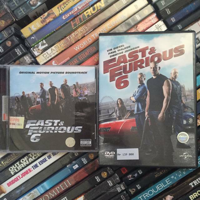 Film DVD + Album CD Bundling - FAST & FURIOUS 6 (ORI/Bekas)