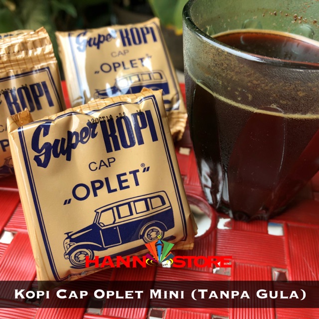 

Kopi Cap Oplet Mini Classic Kopi Tanpa Gula. Dijual per pack isi 30 sachet x 7gr