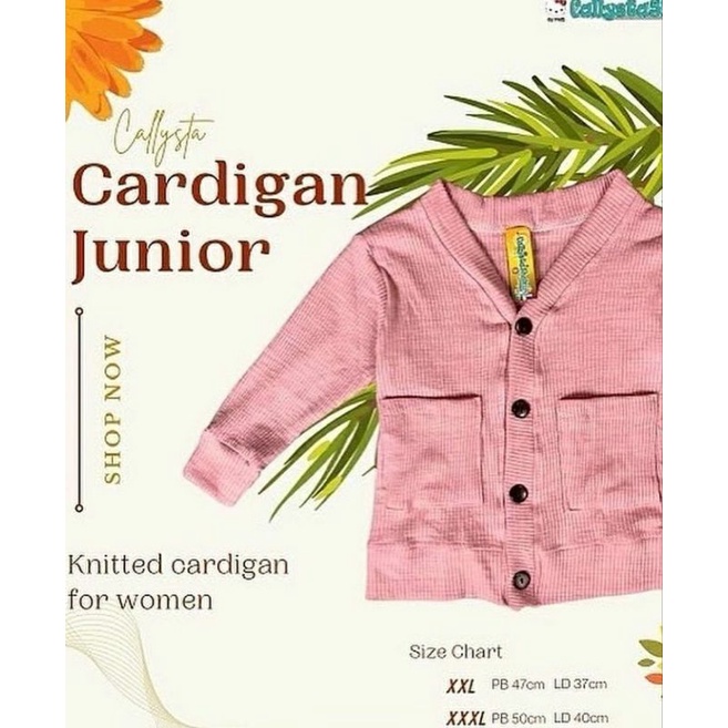 CARDIGAN ANAK PEREMPUAN CALLYSTA JUNIOR