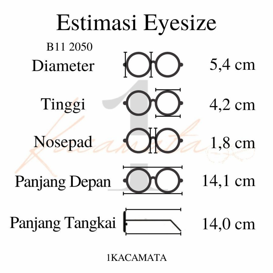 PAKET FRAME + LENSA KACAMATA HITS KEKINIAN 2050