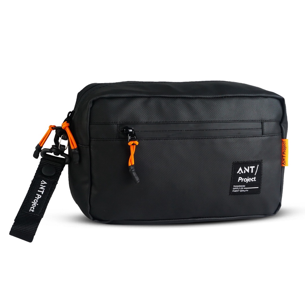 ANT PROJECT Tas Selempang Pria Distro Murah Anti Air Keren Original Hand Bag Pouch Cowok Multi Fungsi 3 in 1