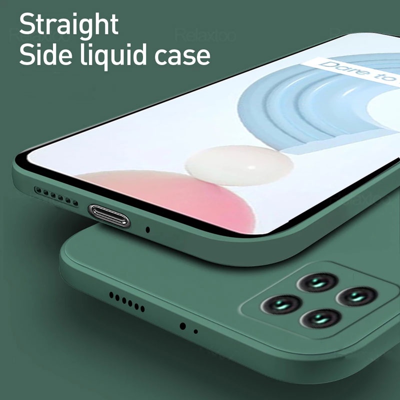 Soft Case Bahan Tpu Warna Permen Untuk Realme C35 C25 C25s C21 C17 C11 C12 C3 GT Neo Q3 Pro XT X2 4G 5G 2021