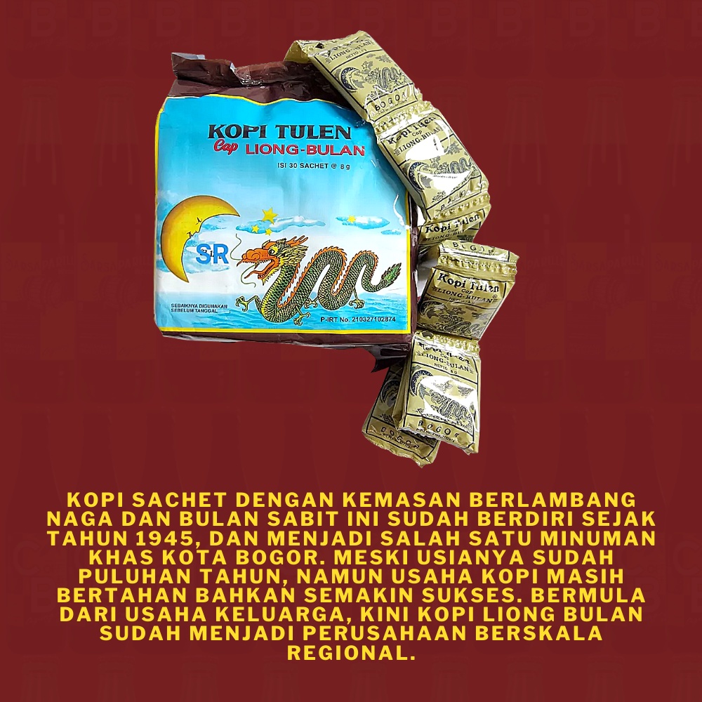 

Ay00! LIONG Kopi Liong 30 Sashet TANPA Gula Ukuran Kecil