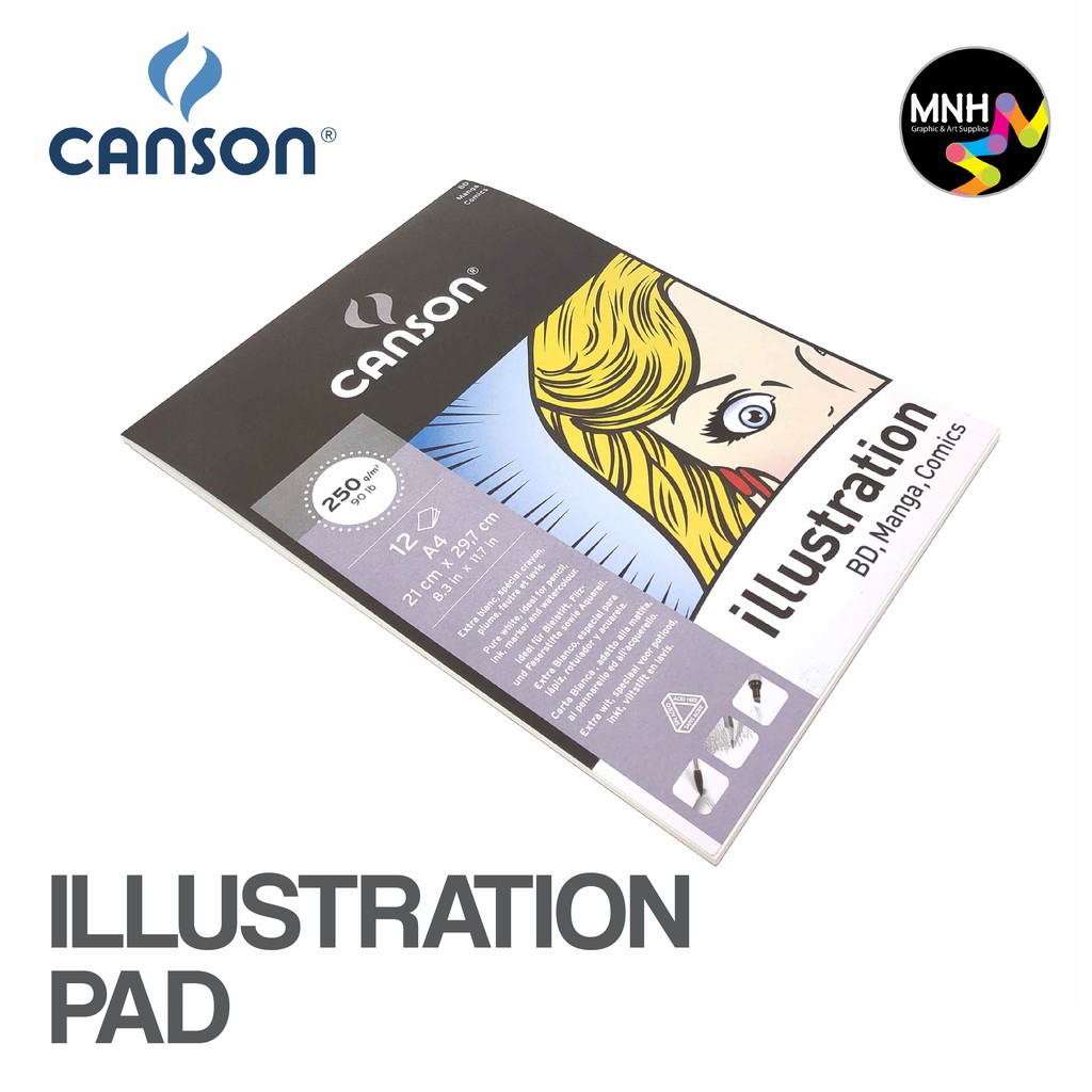 

Buku Gambar Canson Illustration Manga 12S A3 250G- Kertas Untuk Gambar Ilustri Dan Sketsa