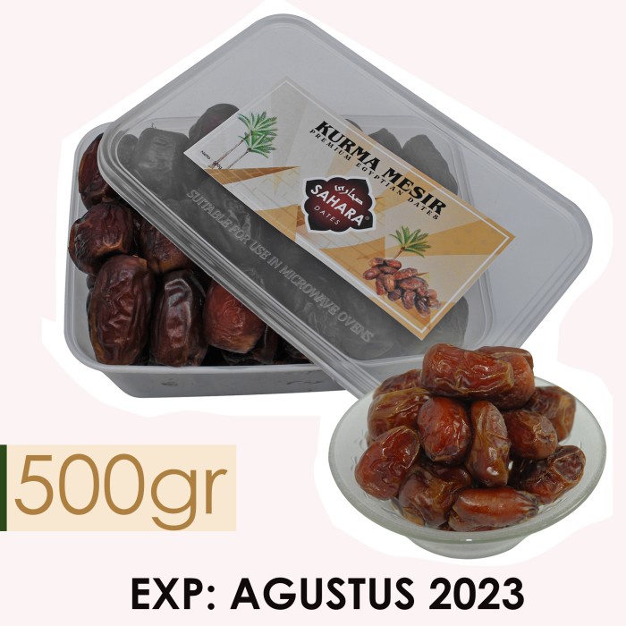 

Kurma Mesir 500gr Sahara - Korma Khalas Mesir