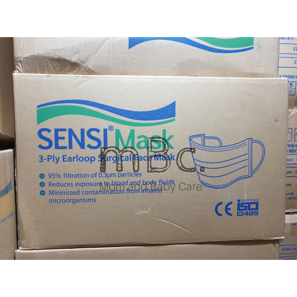 GOJEK 1 DUS Masker  Sensi 3 Ply Earloop Masker  Motor 