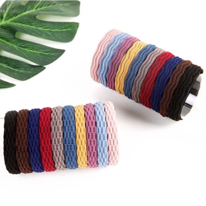 MJ Ikat Rambut Elastis / Hair Tie Rubber Band Mix Warna