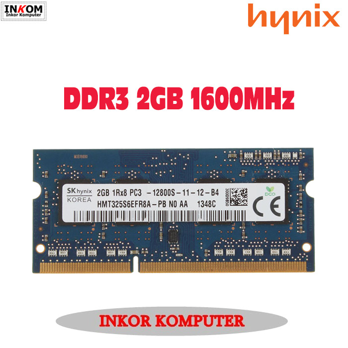 Ram Memory Laptop DDR3 2GB 12800 Hynix