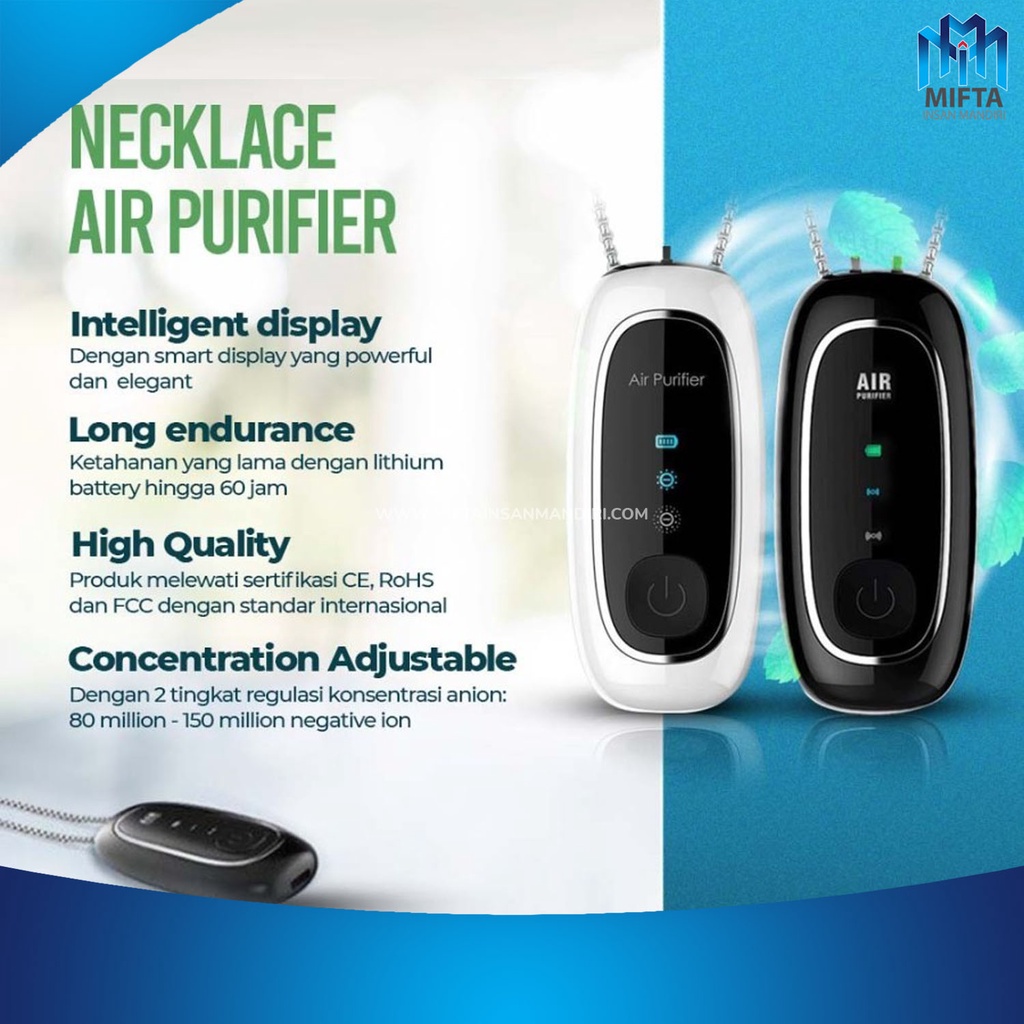 KALUNG AIR PURIFIER PORTABLE AIR PURIFIER NECKLACE AIR PURIFIER