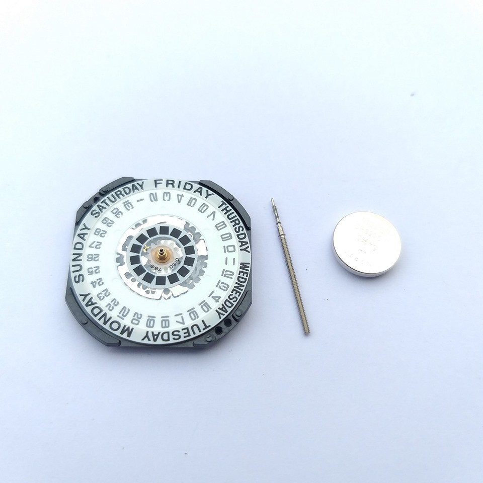 Mesin jam tangan Vx44e Vx-44e Vx 44 Original Tanggal samping Hari
