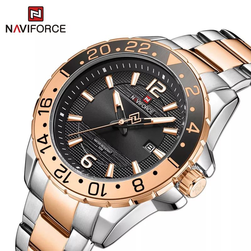 JAM TANGAN PRIA CASUAL TERBARU MEREK NAVIFORCE NF-9192 SS 6