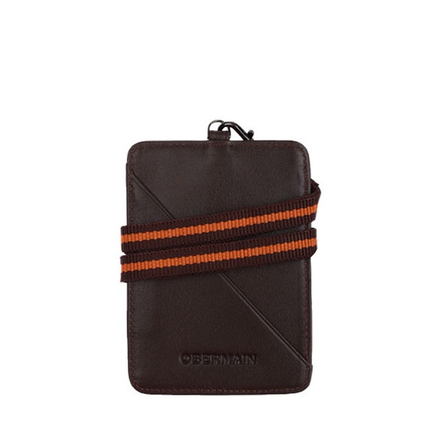 Obermain Tag Holder Pria ID TAG Brown OBW432BR