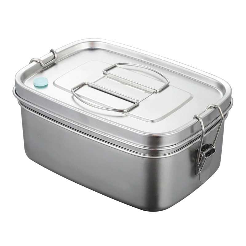 Kotak Makan Bento Lunch Box Stainless Steel - HS233/kotak box bekal makanan/penghangat nasi  sekolah