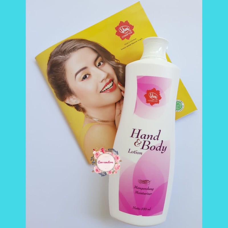 VIVA HAND &amp; BODY LOTION 550 ML