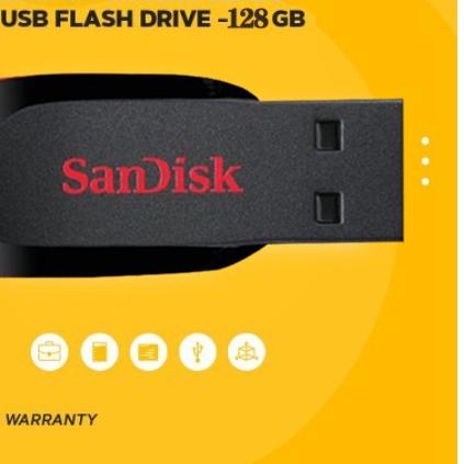 ✱ SANDISK FLASHDISK USB 2.0 32GB-64GB/128GB- FLASH DISK 32GB/64GB/128GB - USB FLASH 32GB/64G ORIGINAL ♪