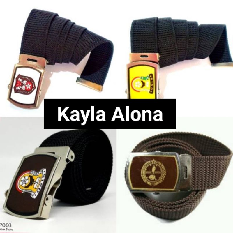 SABUK /GESPER/ IKAT PINGGANG SEKOLAH ( SD , SMP , SMA , PRAMUKA ) Bahan : Nylon