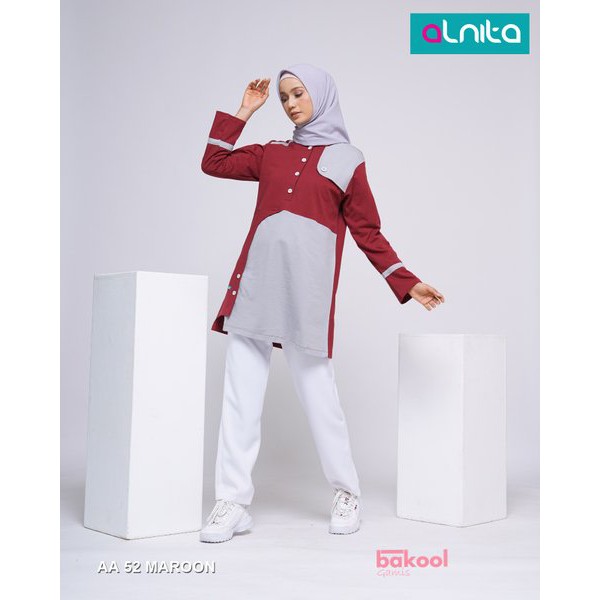 Alnita Atasan AA 52 Maroon