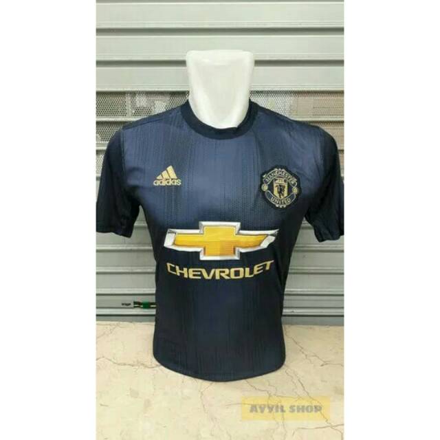 New Jersey Manchester United Away 2018 2019 GRADE ORI