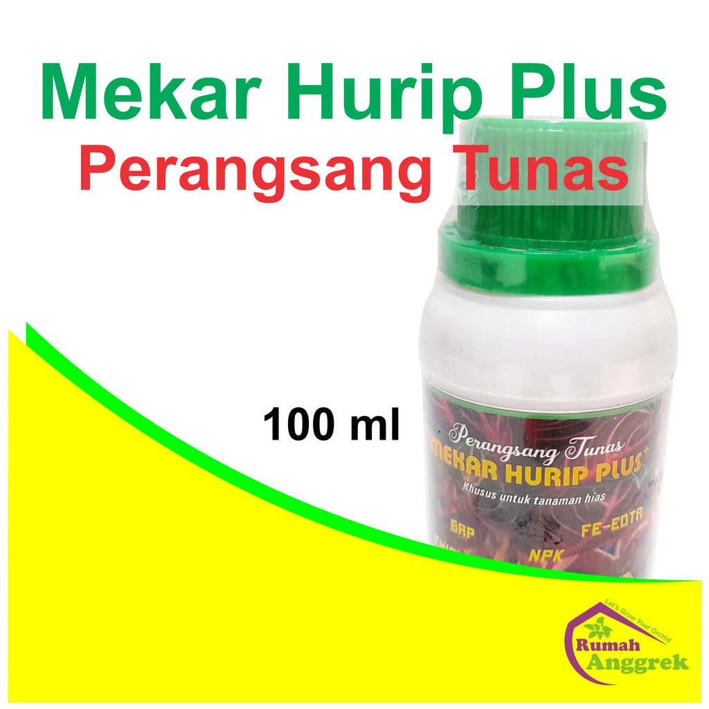 Mekar Hurip Plus Tunas 100 ml vitamin anggrek aglonema tanaman hias anti stress MHP MH Nursery BAP