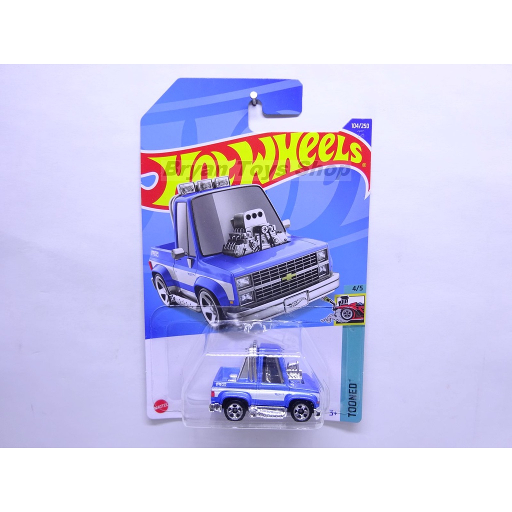 Hot Wheels Toon'D 83 Chevy Silverado Biru