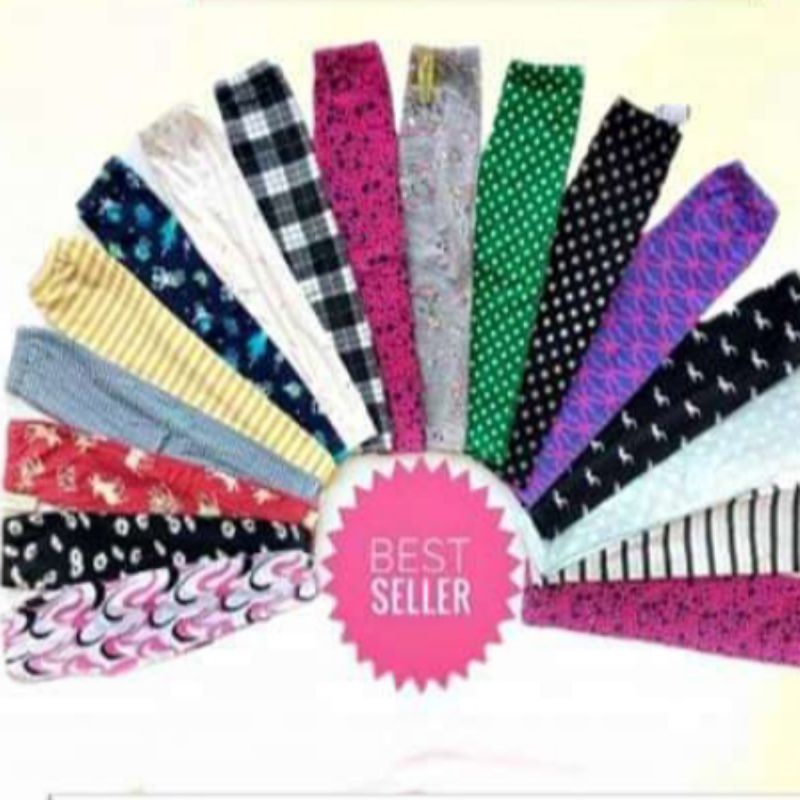 Legging Anak usia 3-4 Tahun//Leging Bahan Nyaman//Pilih Motif Atau Polos/