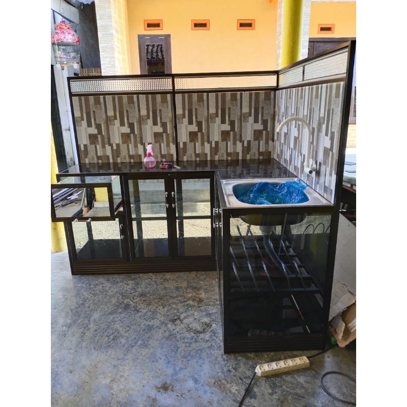 Kitchen Set Portable (ukuran 22m) custom Granit JEMBER