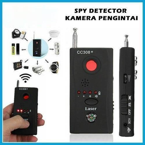 ANTI SPY BUG DETECTOR HIDDEN CAMERA Alat Deteksi Kamera Tersembunyi Pendeteksi WIRALESS HP GPS VFH