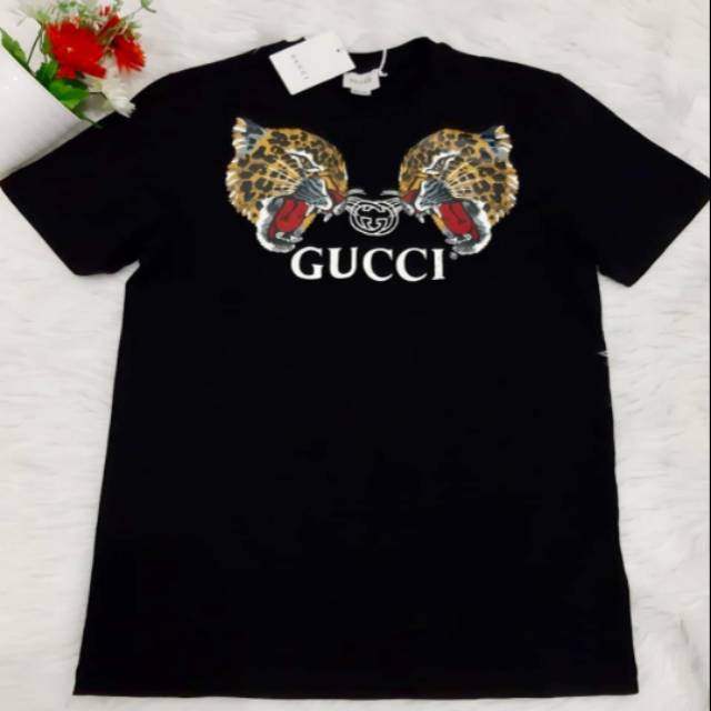 BAJU IMPORT PRIA WANITA KUALITAS MIRROR/KAOS BRANDED PREMIUM/KAOS GUCCI MIRROR/UNISEX
