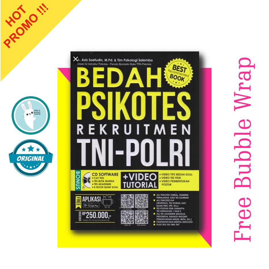 

BEDAH PSIKOTES REKRUITMENT TNI-POLRI | PENERBIT EMC