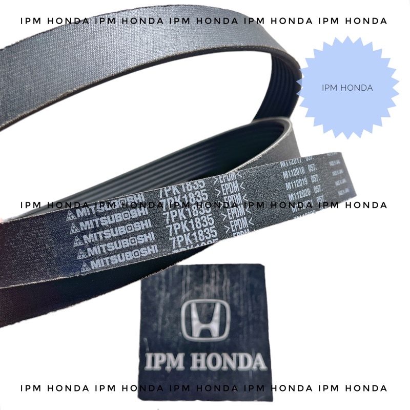 56992 R40 7PK 1835 Fanbelt Fan Belt Tali Kipas Honda Accord CP2 2008 2009 2010 2011 2012 Original Honda / Mitsuboshi