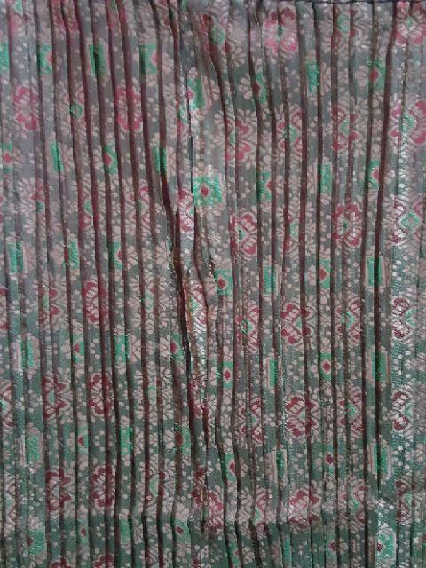 Promo Rok Plisket Songket Ori By Lala Skirt Skinny Ethnic Vintage Seragam Bridesmaids Panjang