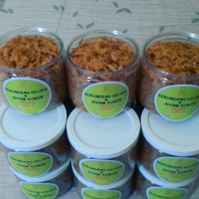 

PAKET 3 TOPLES SERUNDENG KELAPA+AYAM SUWIR (AYAM KAMPUNG)