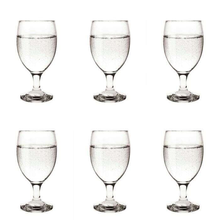 Jual Gelas Wine Gelas Kaki Gelas Goblet Gelas Kaca Gelas Home Pack 6pcs Shopee Indonesia 9901