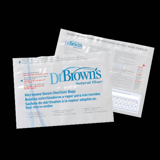 DR BROWNS Microwave Steam Sterilizer Bags Kantong Dr Brown dr brown’s