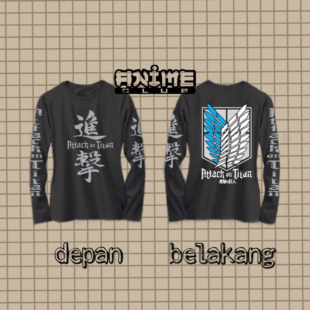 Baju Anime - LS Attack on Titan