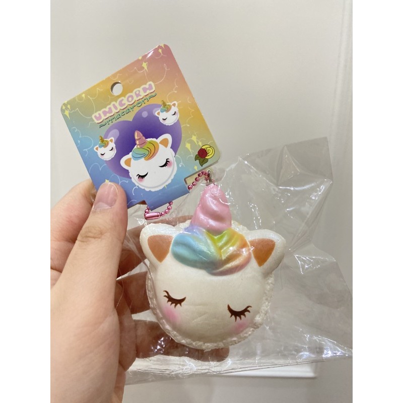 unicorn macaron squishy